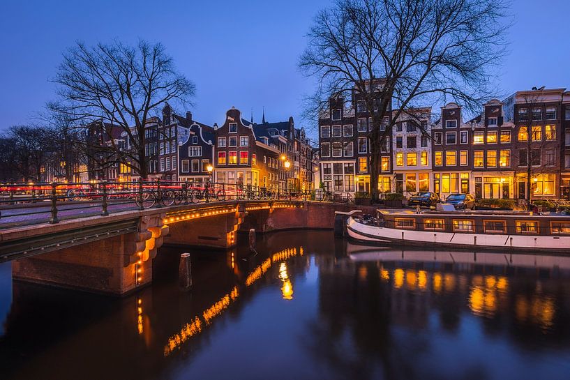 Ecke Brouwersgracht und Prinsengracht von Guido Graas