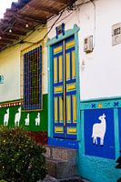 Die bunte Tür von Guatapé