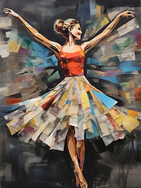 Ballerine en papier par Lin's Visions