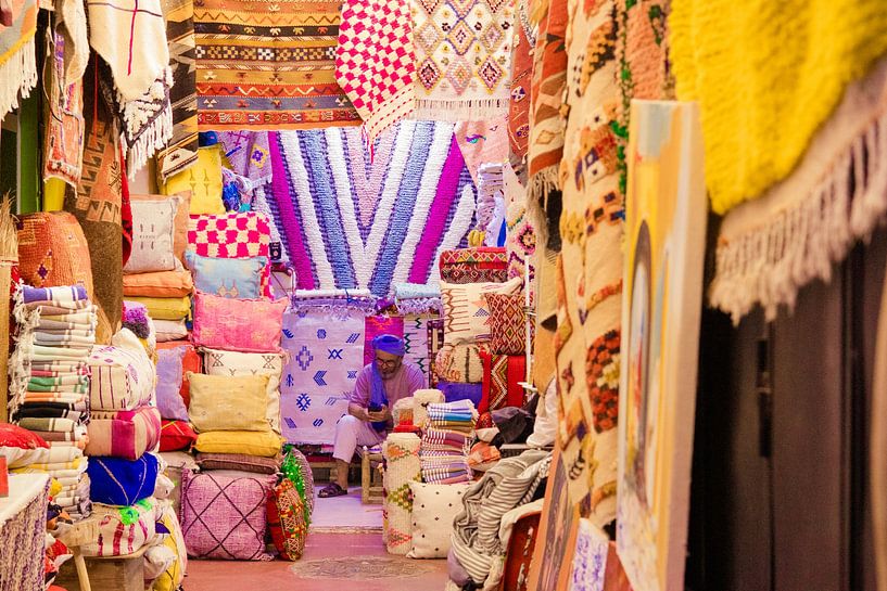 Coloured rugs by Naomi Van den Berg