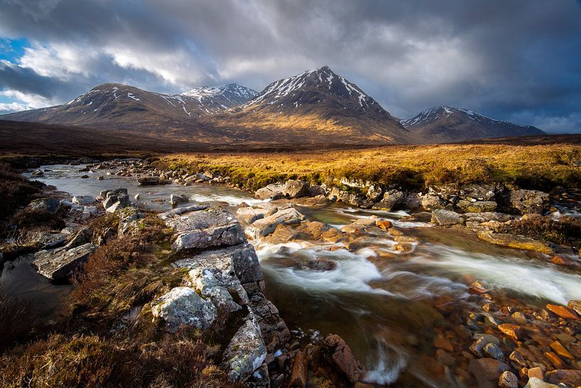 Fluss Coupall, Schottland von Ton Drijfhamer