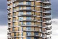 Moderne Architektur des Manhattan Tower in Roermond