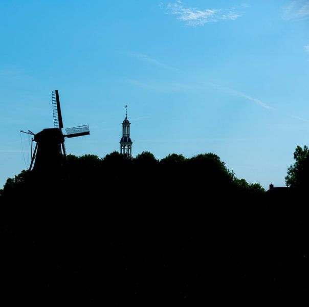 Silhouette of Spijk by Bo Scheeringa Photography