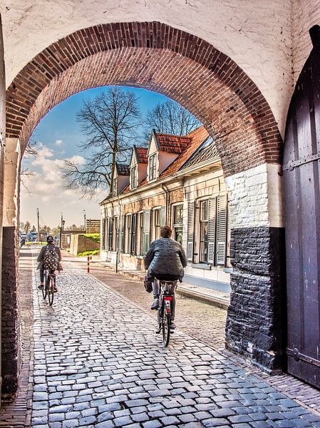 De centrale entreepoort van het voormalige Zuyderzee stadje Elburg von Harrie Muis