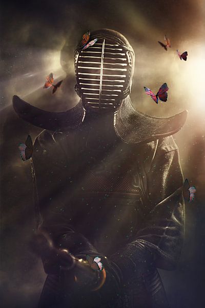 Kendo und Schmetterlinge: Eine Harmonie aus Stärke und Zerbrechlichkeit von Elianne van Turennout