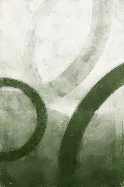 Anneaux mobiles | Vert par Kanzo