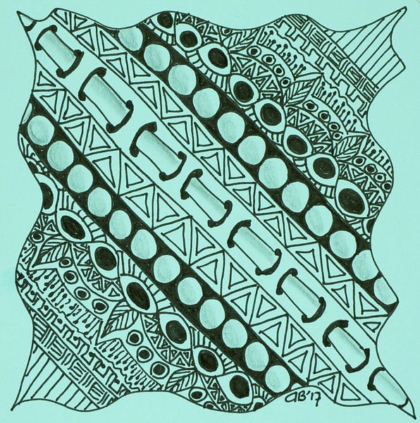 Zentangle Art par Anja  Bulté