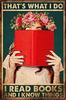 Vintage That's What I Do I Read Books And I Know Things