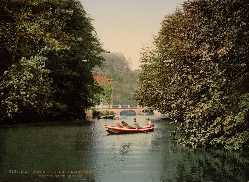In het park, Utrecht by Vintage Afbeeldingen