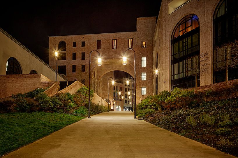 Heerlen by night, Maankwartier by Carola Schellekens