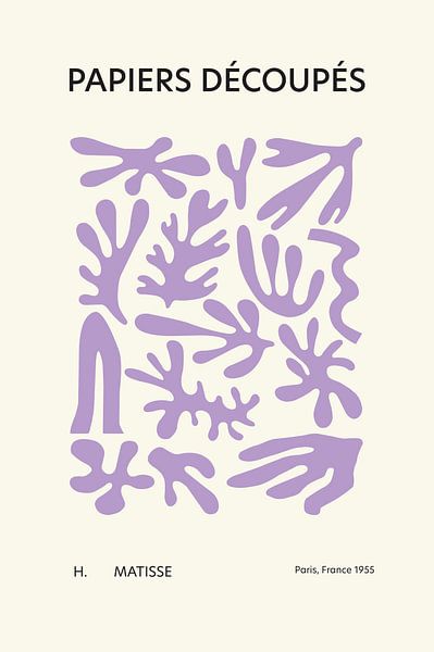 Matisse III - Violet par Walljar