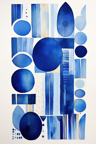 Rhythm of Blue | Abstract Art by Abstract Painting