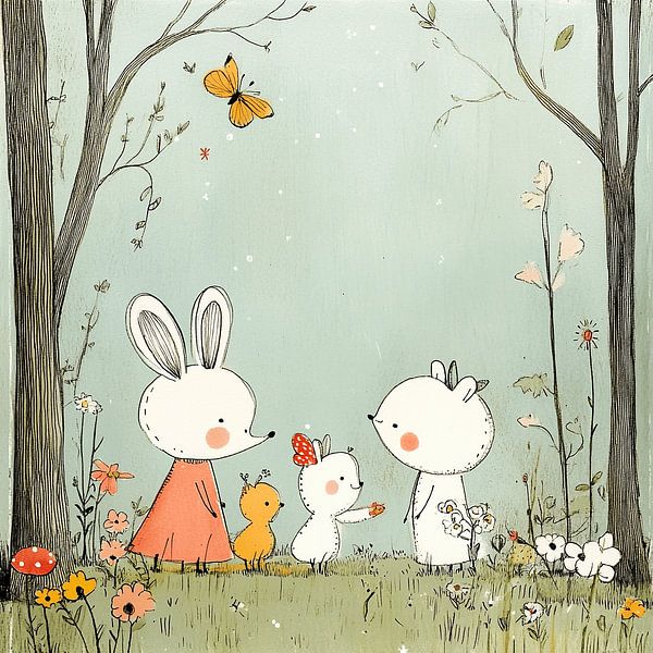 A Day in the Life of Forest Animals by Karina Brouwer