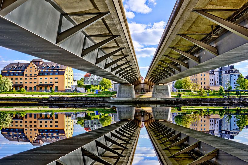Eiserne Brücke Regensburg von unten von Roith Fotografie