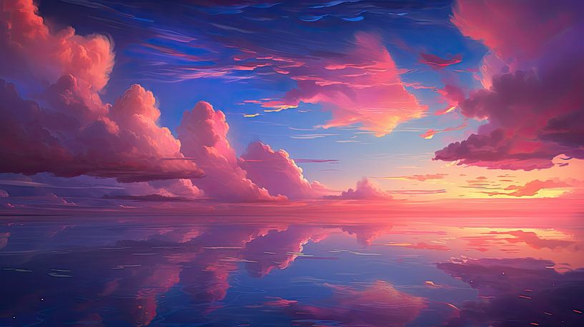 &quot;Dämmerungsgeschichten: Bezaubernde Wolkenlandschaften bei Sonnenuntergang&quot; von crack head