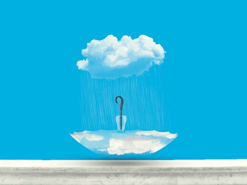 Le nuage pluvieux par Catherine Fortin