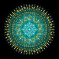 Kristal Mandala-HANAR-ELISES-AKRASYS-Nyonisch Licht