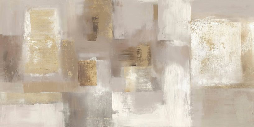 Abstract with gold accents by Bert Nijholt