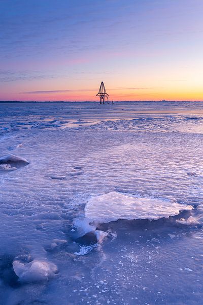 Beulaker Tower im Eis von Wilko Visscher