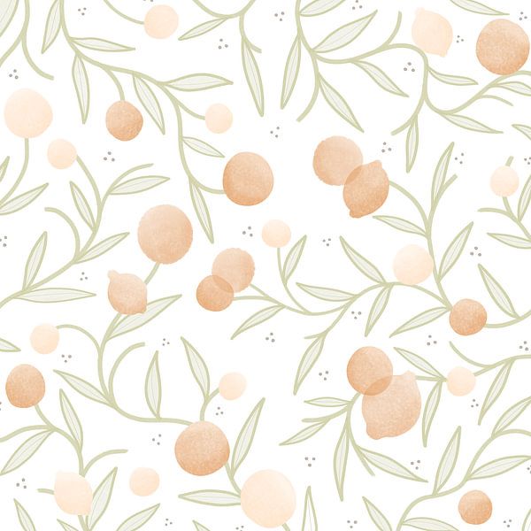 Modern Valencia - Spanish Orange Tree by Studio Hinte