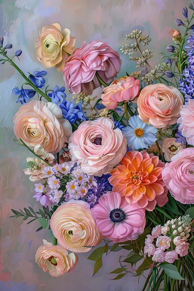 Blumen Frühling von Poster Art Shop