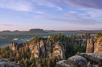 Sunrise at the Bastei Bridge