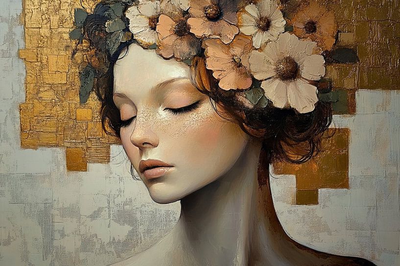 Floral Serenity by Wonderful Art