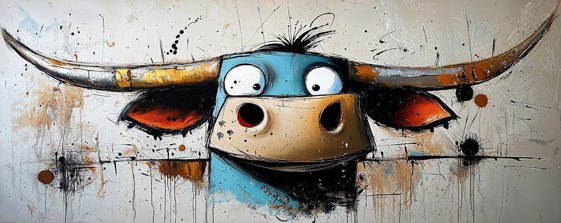 Kuh von Blickfänger Gemälde