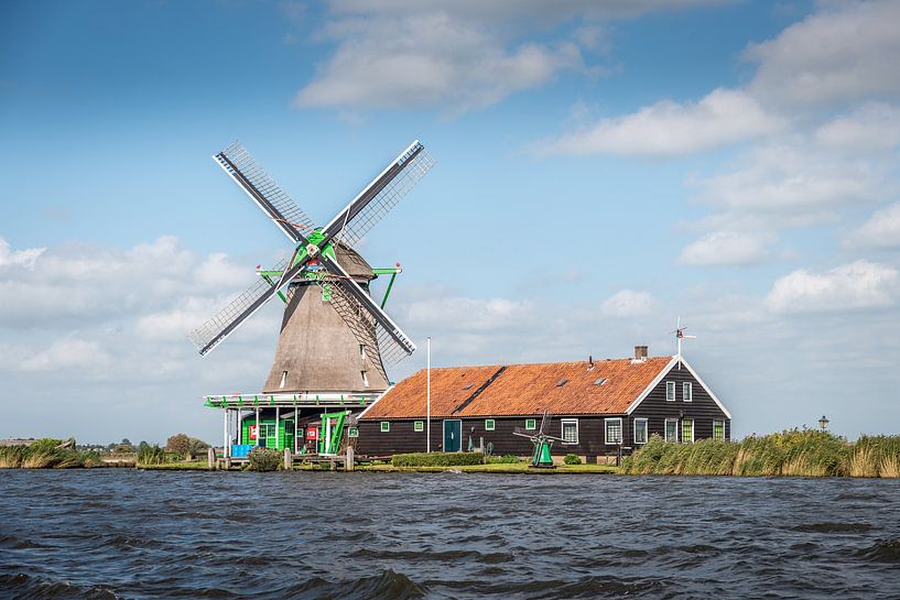 Mill on the Zaanse Schans by Okko Meijer