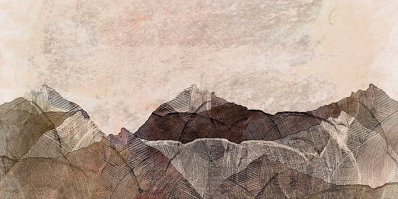 Zen Berge von FRESH Fine Art