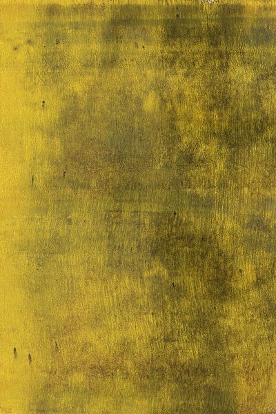 Kleurvlakken. Moderne abstracte kunst in geelbruin van Dina Dankers