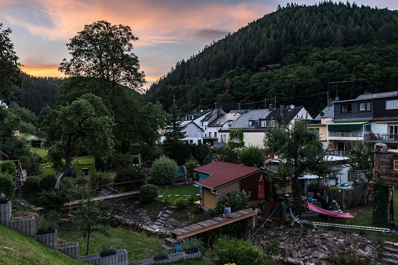 Sonnenuntergang über Kordel von Werner Lerooy