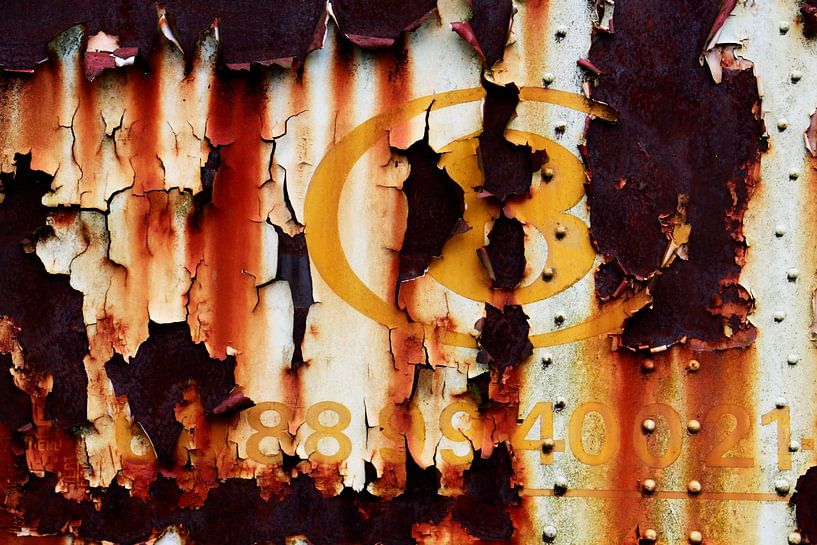 Ensemble de train météorisé -7- par Henk Langerak