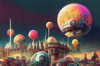 Alien-Fantasie, psychedelische Träume und fliegende Bohrinseln