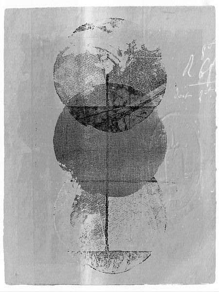 Skandinavischer Minimalismus Vintage Grau von Mad Dog Art