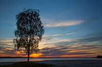 Zonsondergang IJmeer Almere 