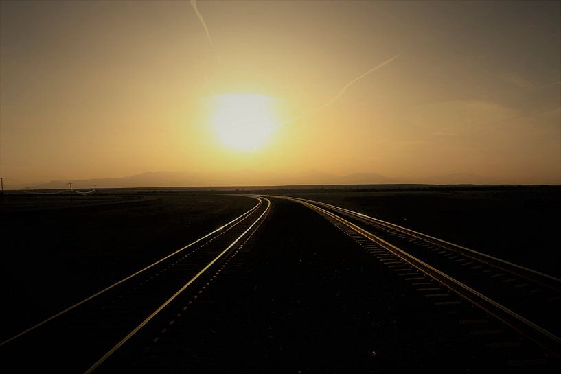 Eisenbahn in der Wüste von ilja van rijswijk
