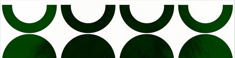 Skandinavische Geometrie Panoramabild Balance von Mad Dog Art