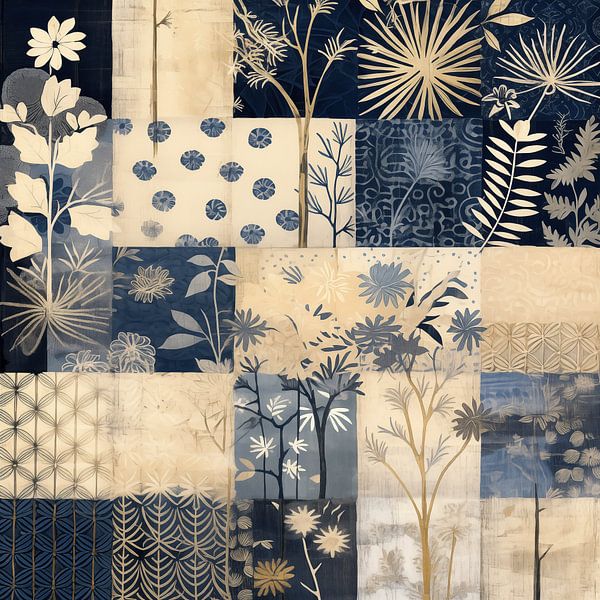 Harmonie bleue par Color Square