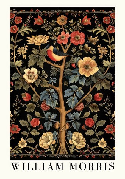 William Morris Poster by Niklas Maximilian