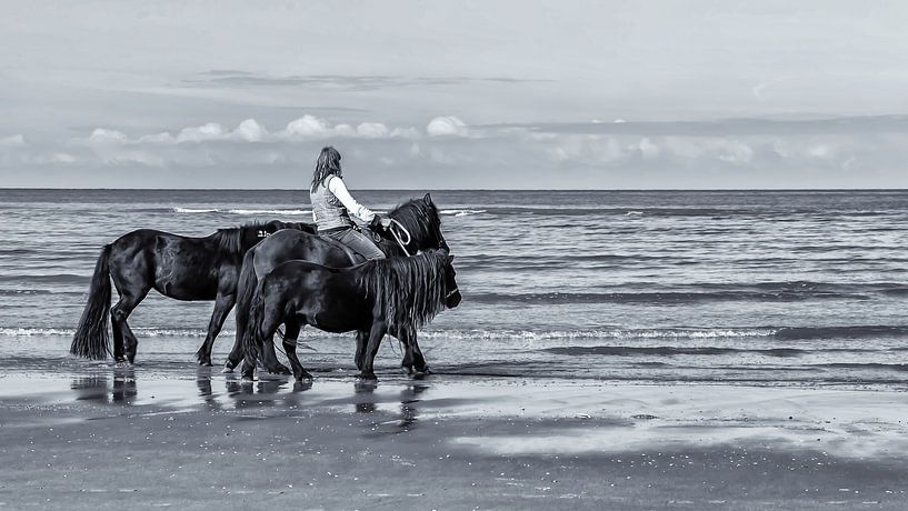On the beach Noordwijk aan Zee by HvNunenfoto
