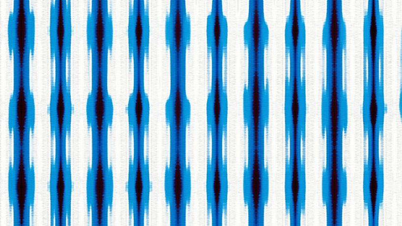 Wabi Sabi Stripes Blue by Mad Dog Art