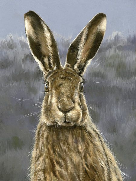 The Watchful Hare by Tonkinson Fine Art