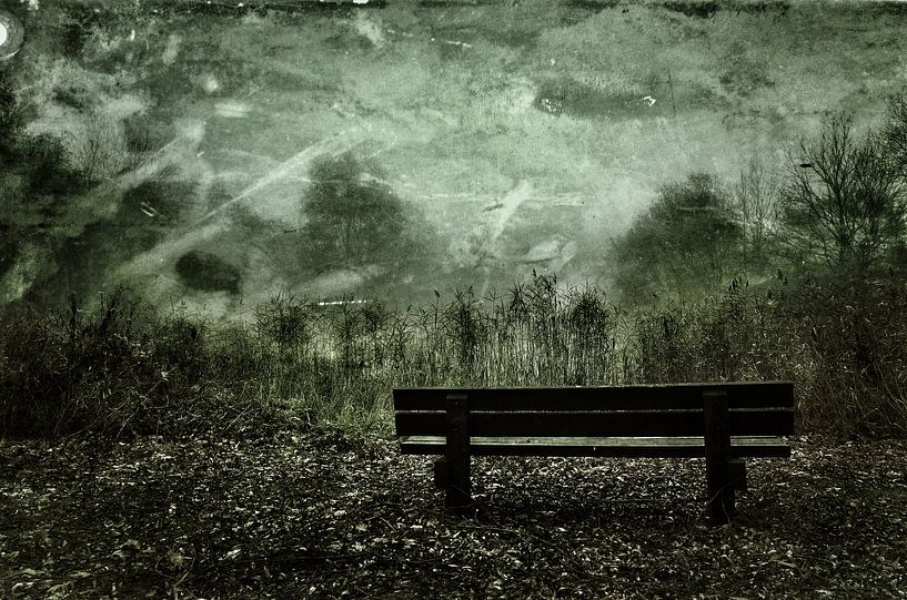 Groen park, green park. by Kunst van Karin