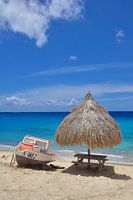 Sur la plage de Curaçao