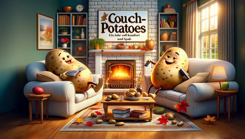 Cosy reading evening for the couch potatoes by artefacti