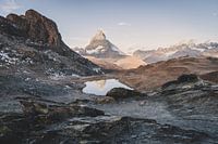 Matterhorn Schwarzee view in Switzerland