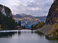 Herbstwanderung zum Lake Agnes