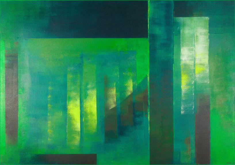 Grün und gelb von Koeno Jansen