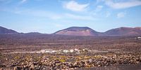 Lanzarote volcano landscape